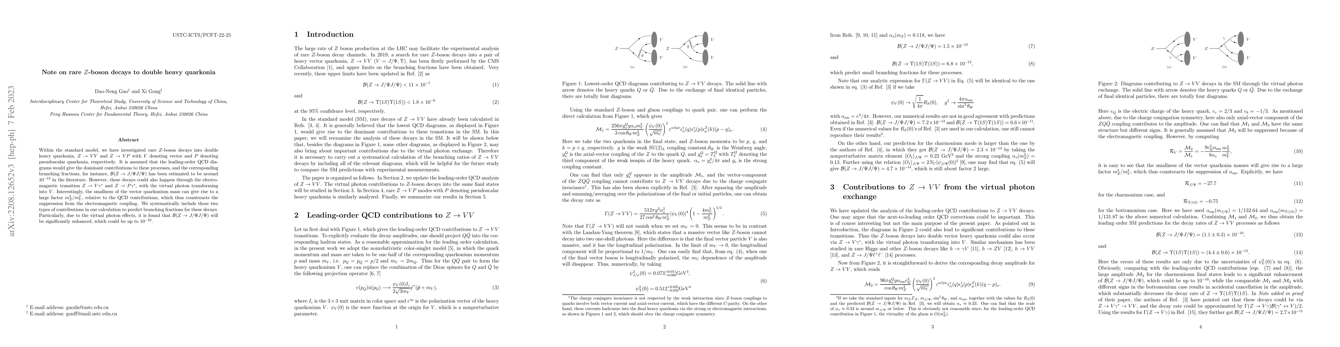 Thumbnail for Note on rare $Z$-boson decays to double heavy quarkonia