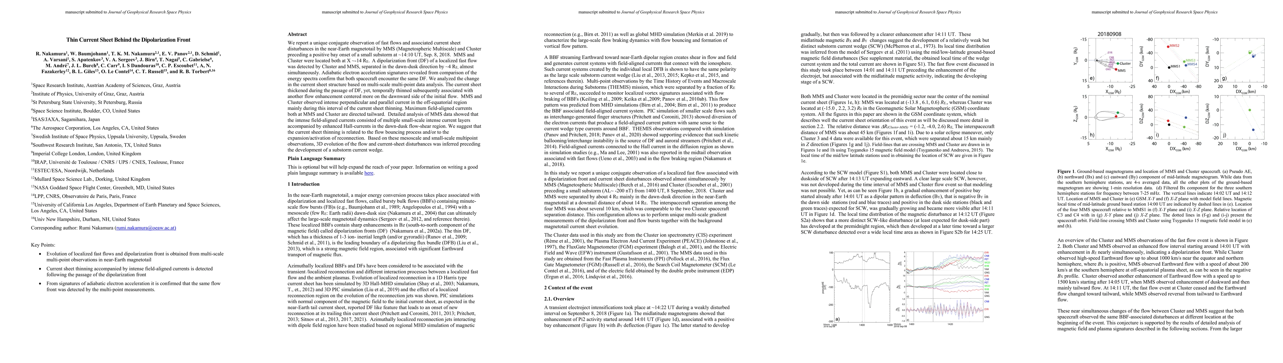 Thumbnail for Thin current sheet behind the dipolarization front