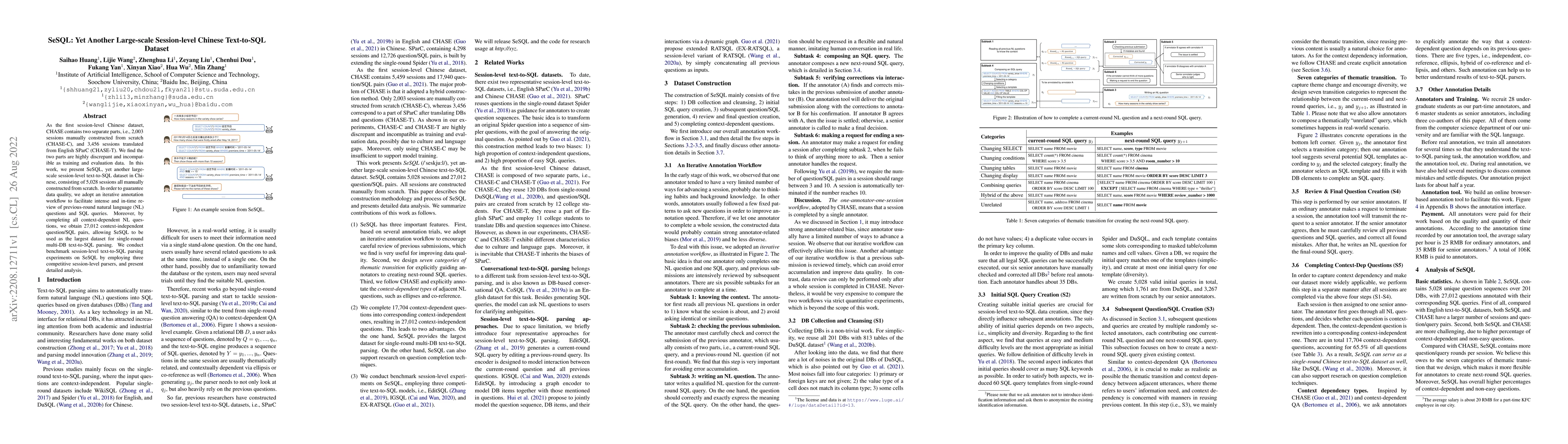 Thumbnail for SeSQL: Yet Another Large-scale Session-level Chinese Text-to-SQL Dataset