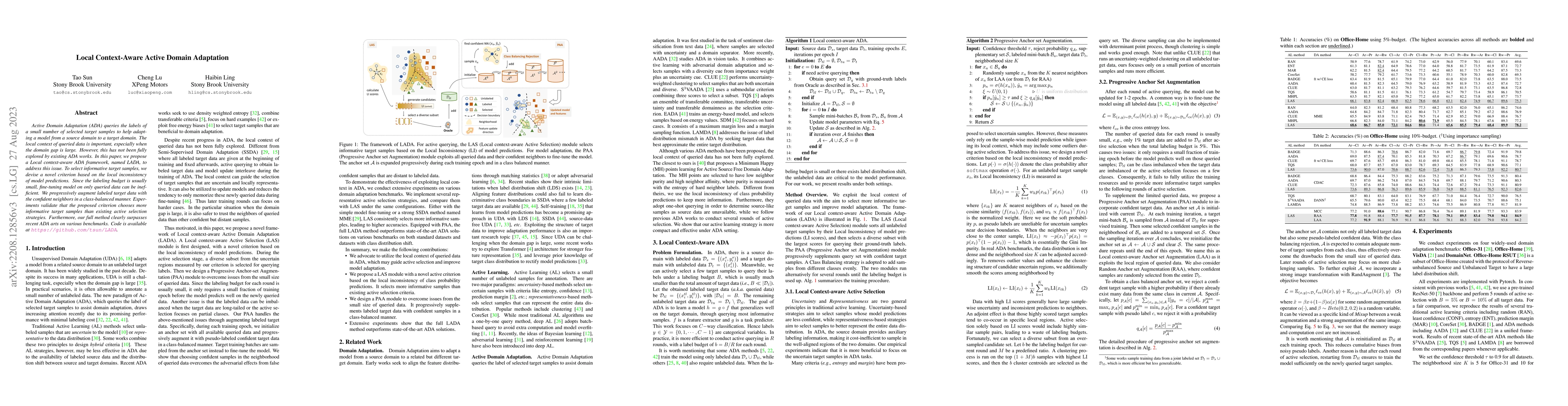 Thumbnail for Local Context-Aware Active Domain Adaptation