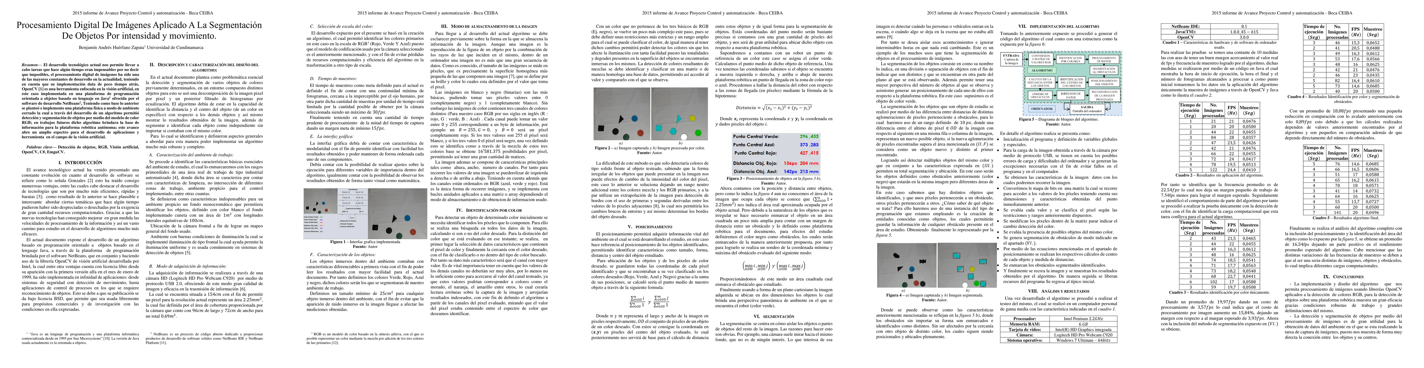 Thumbnail for Digital Image Processing Applied To Object Segmentation By Intensity And
  Motion