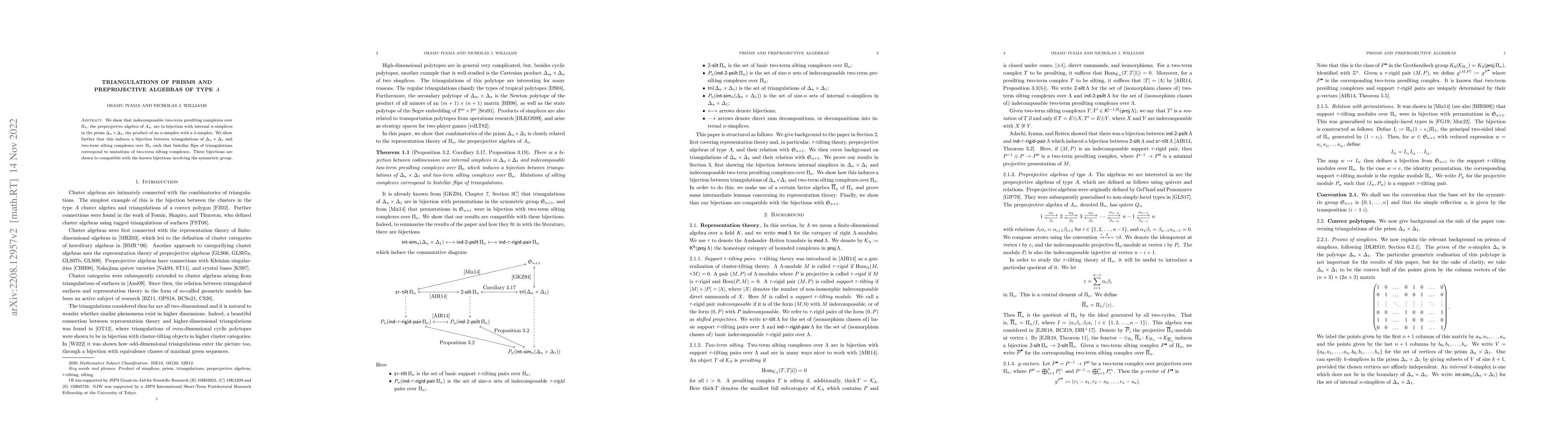 Thumbnail for Triangulations of prisms and preprojective algebras of type $A$