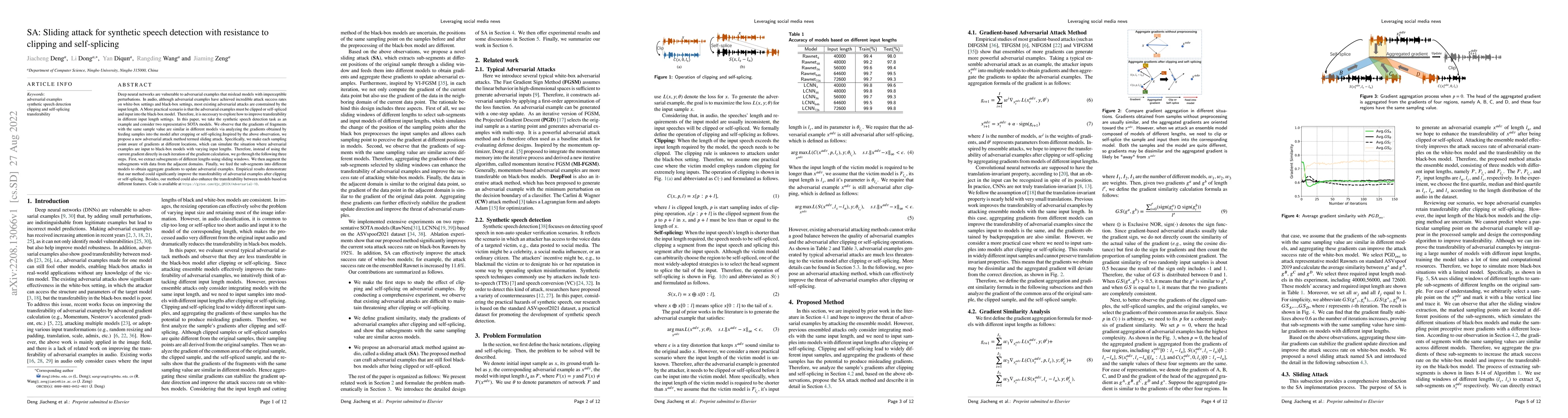 Thumbnail for SA: Sliding attack for synthetic speech detection with resistance to
  clipping and self-splicing