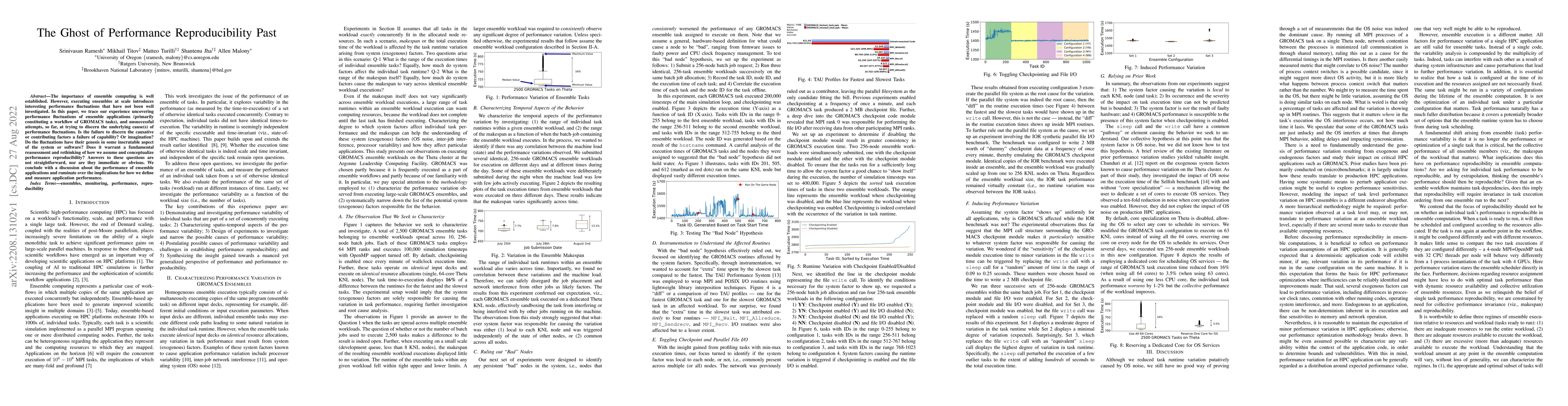 Thumbnail for The Ghost of Performance Reproducibility Past