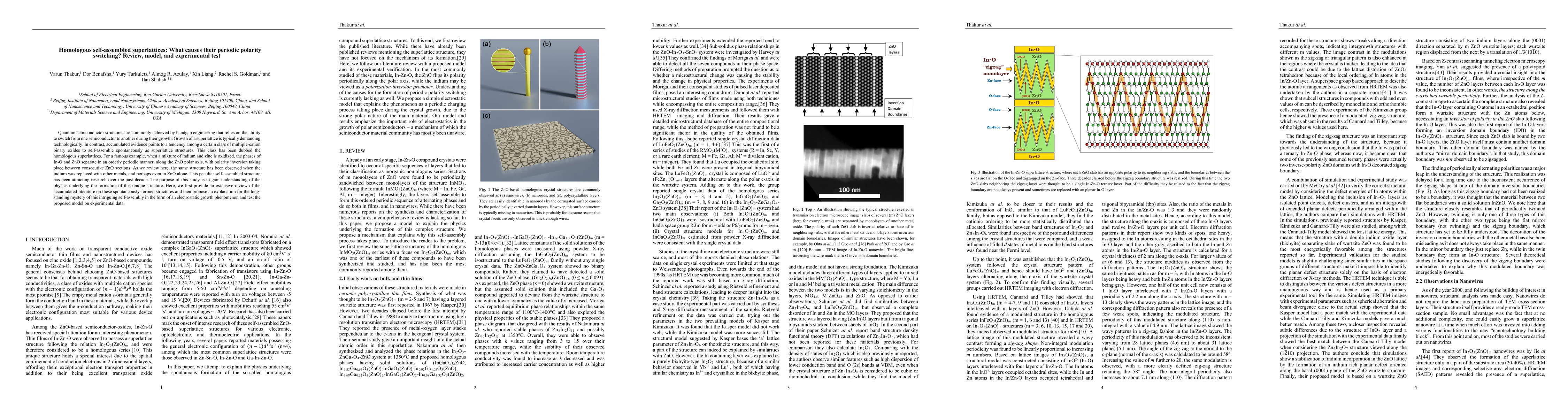 Thumbnail for Homologous self-assembled superlattices: What causes their periodic
  polarity switching? Review, model, and experimental test