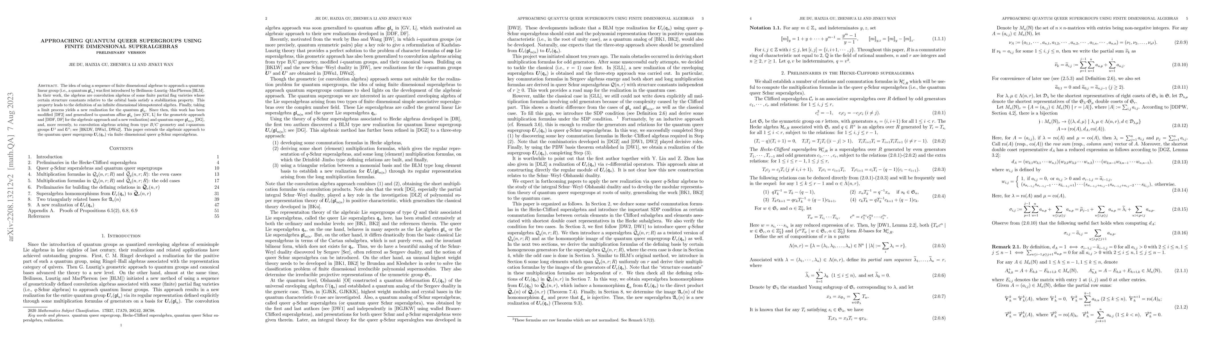 Thumbnail for Approaching quantum queer supergroups using finite dimensional
  superalgebras (Preliminary version)