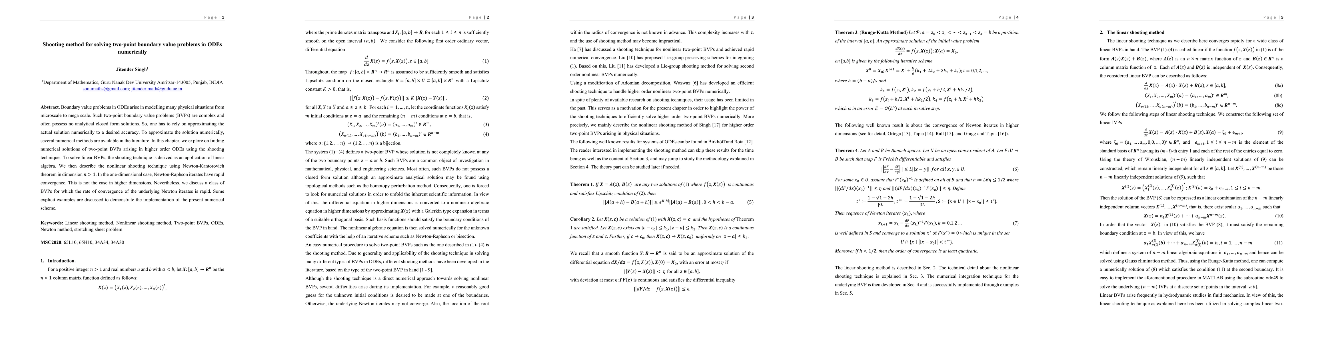 Thumbnail for Shooting method for solving two-point boundary value problems in ODEs
  numerically
