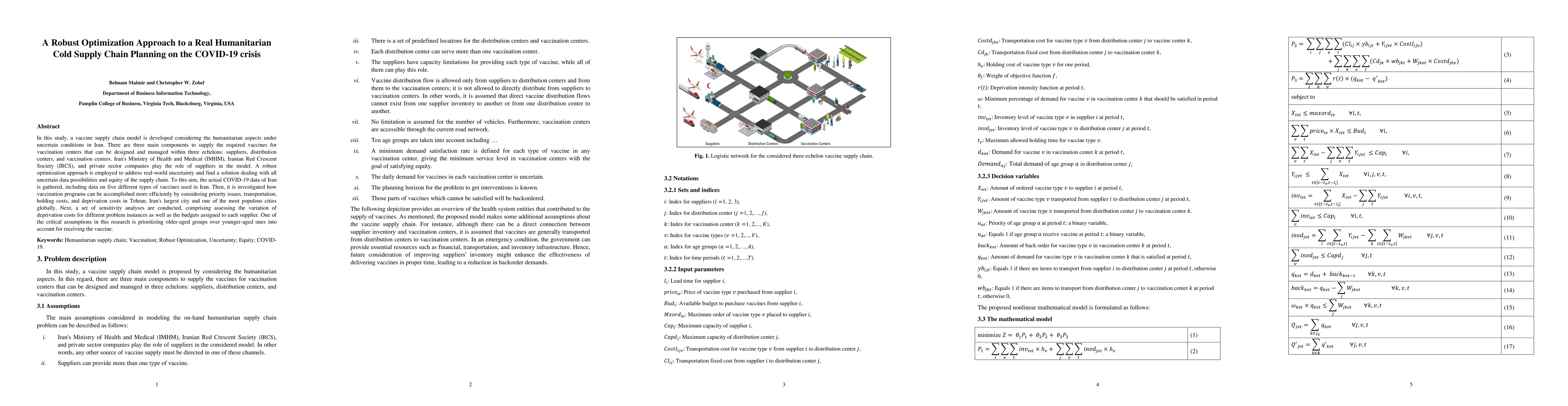 Thumbnail for A Robust Optimization Approach to a Real Humanitarian Cold Supply Chain
  Planning on the COVID-19 crisis