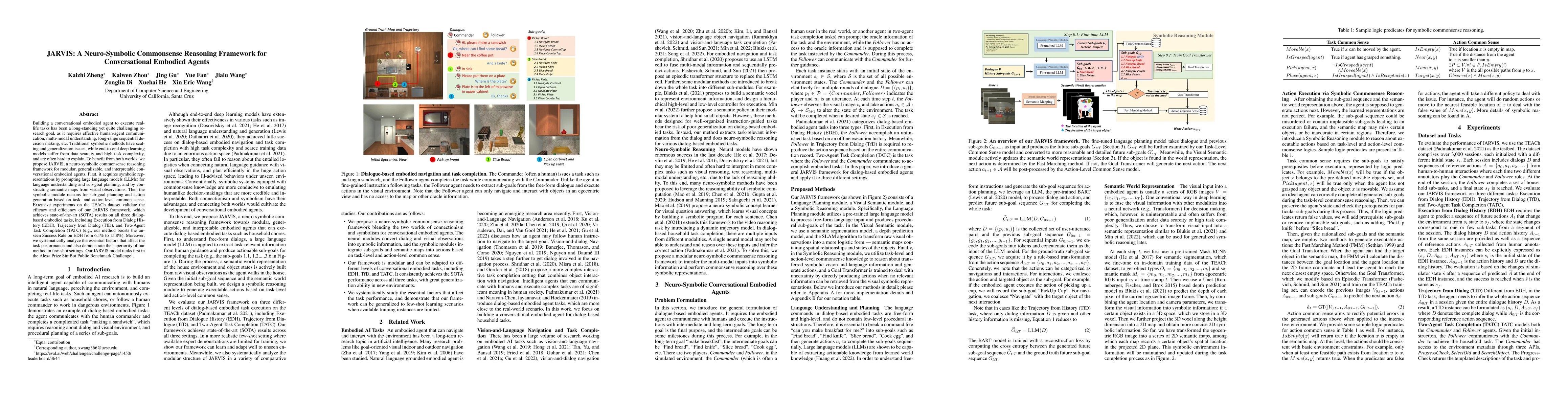 Thumbnail for JARVIS: A Neuro-Symbolic Commonsense Reasoning Framework for
  Conversational Embodied Agents