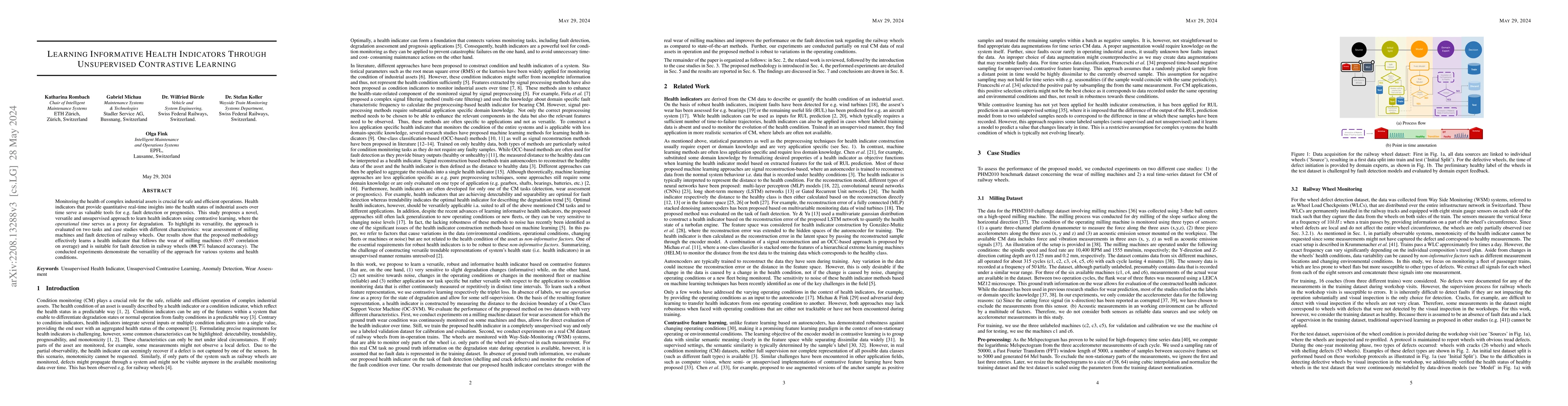 Thumbnail for Learning Informative Health Indicators Through Unsupervised Contrastive
  Learning