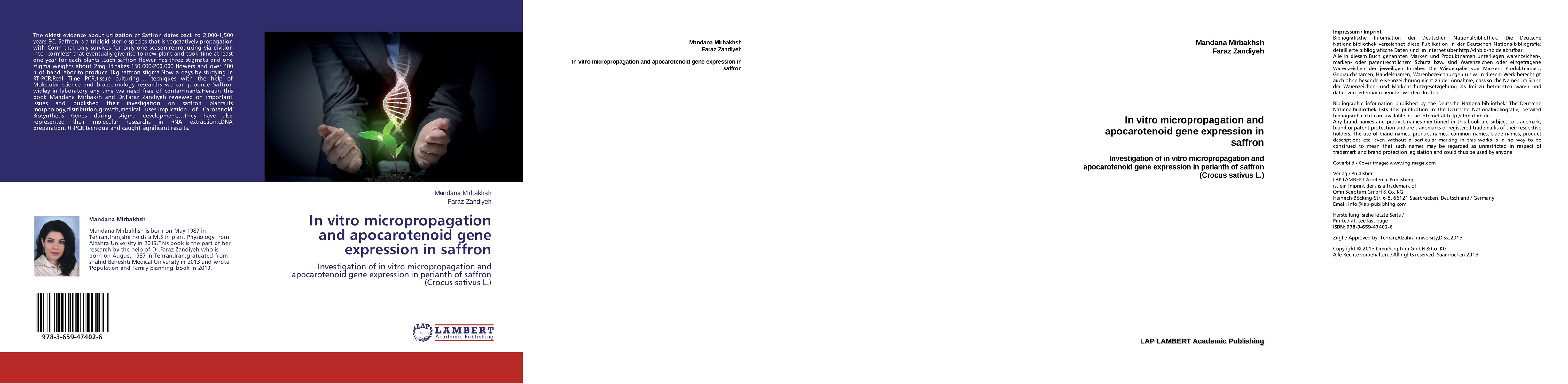 Thumbnail for In vitro micropropagation and apocarotenoid gene expression in saffron