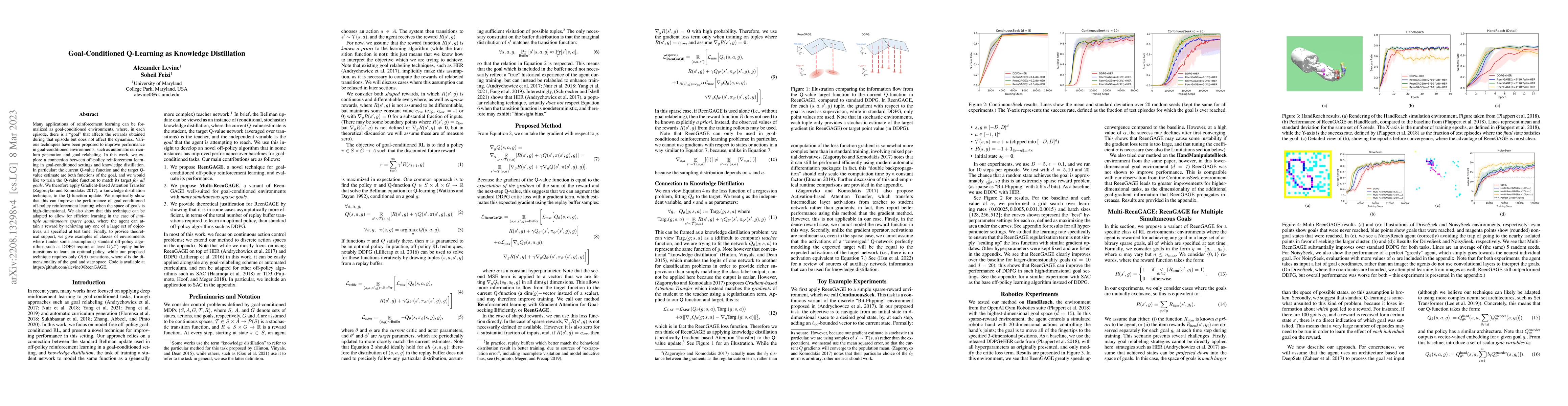 Thumbnail for Goal-Conditioned Q-Learning as Knowledge Distillation