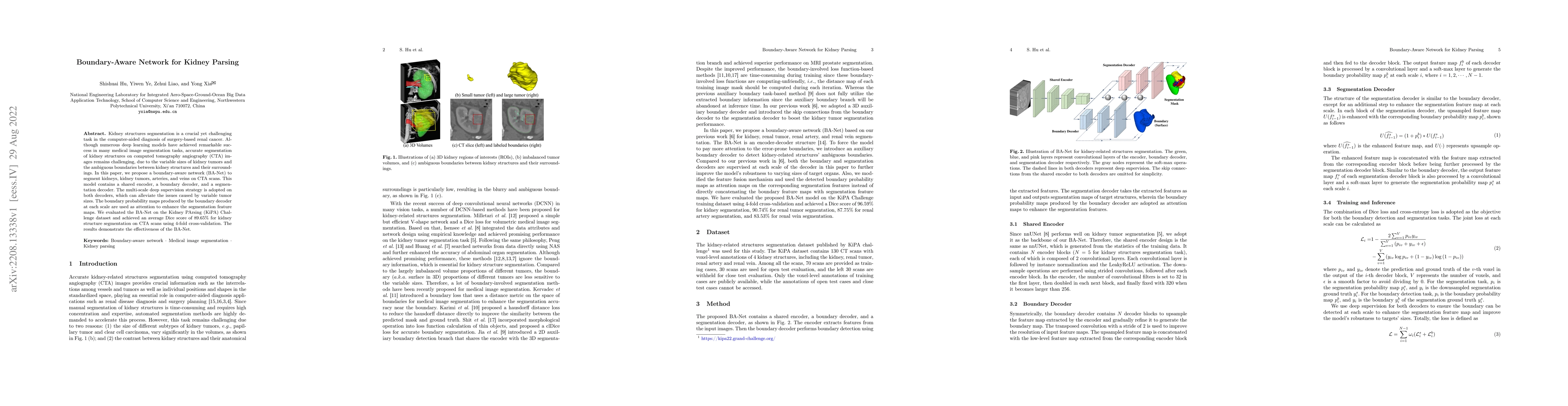Thumbnail for Boundary-Aware Network for Kidney Parsing
