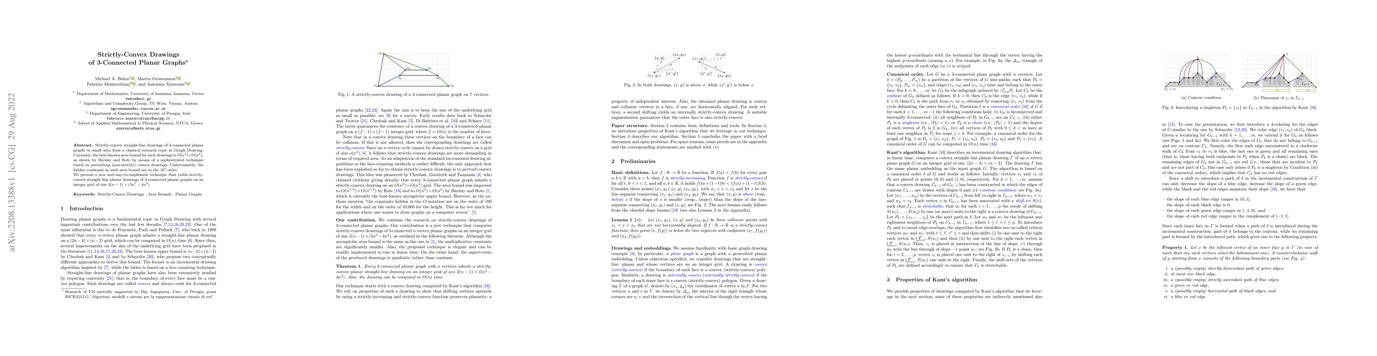 Thumbnail for Strictly-Convex Drawings of $3$-Connected Planar Graphs