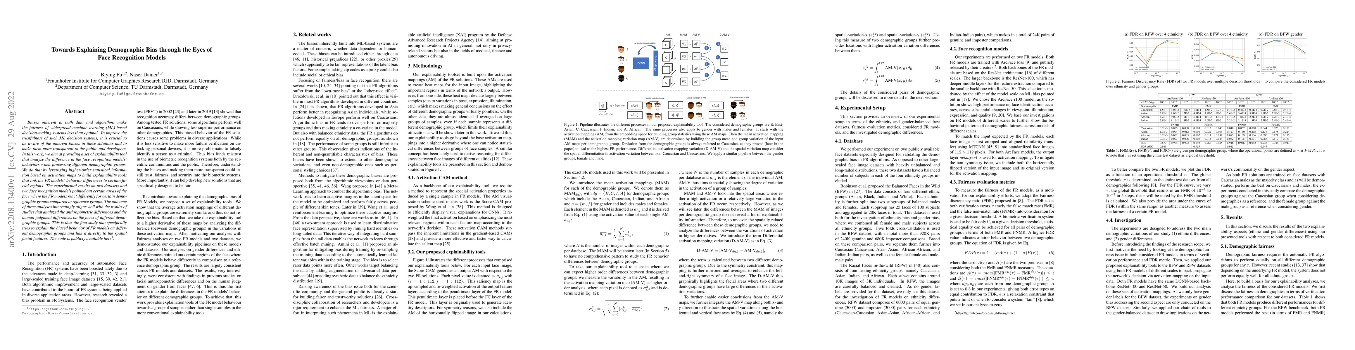 Thumbnail for Towards Explaining Demographic Bias through the Eyes of Face Recognition
  Models