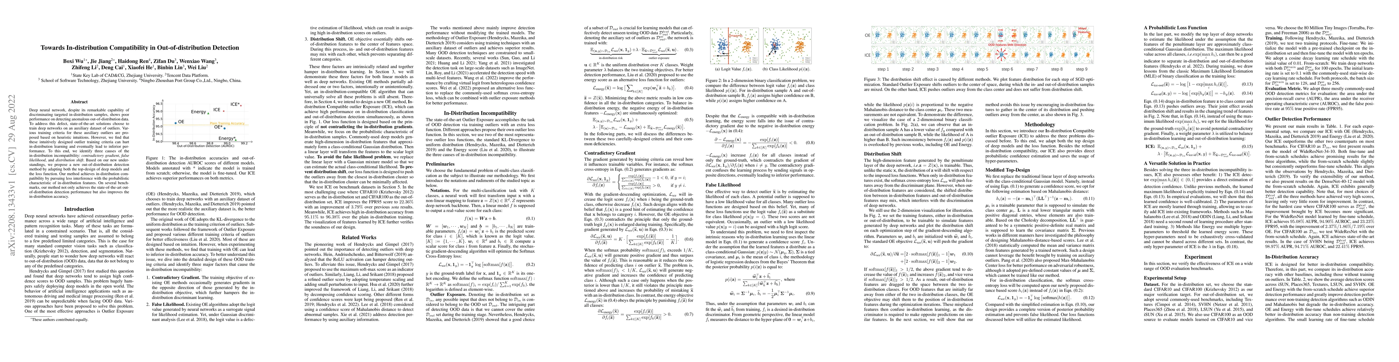 Thumbnail for Towards In-distribution Compatibility in Out-of-distribution Detection