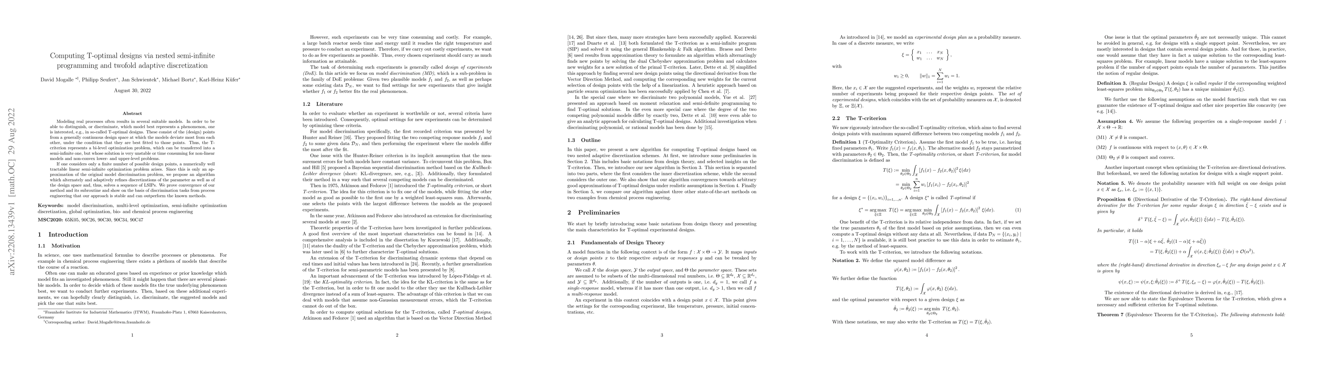 Thumbnail for Computing T-optimal designs via nested semi-infinite programming and
  twofold adaptive discretization