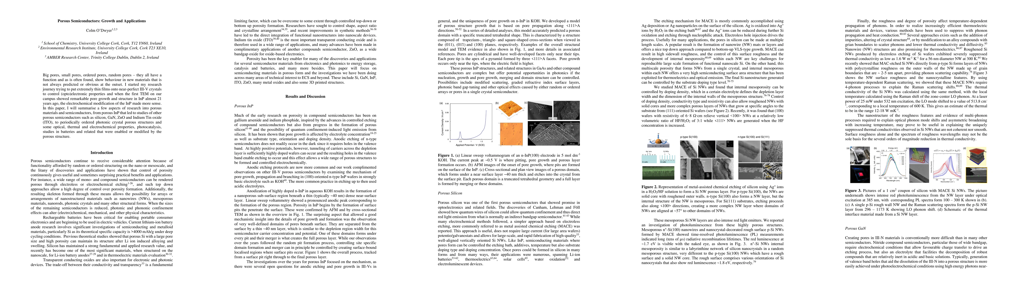 Thumbnail for Porous Semiconductors: Growth and Applications