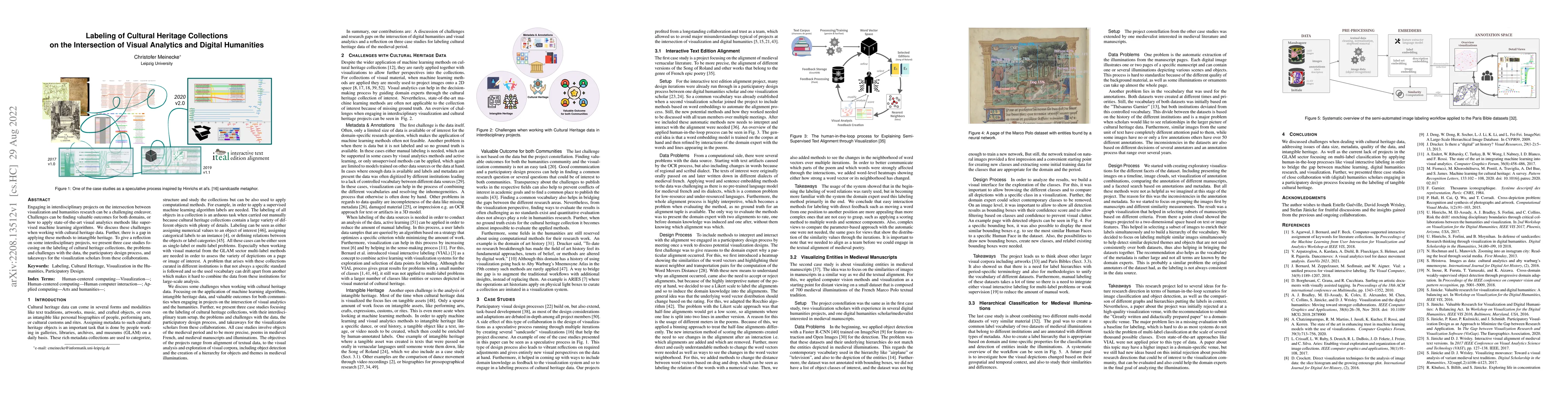 Thumbnail for Labeling of Cultural Heritage Collections on the Intersection of Visual
  Analytics and Digital Humanities