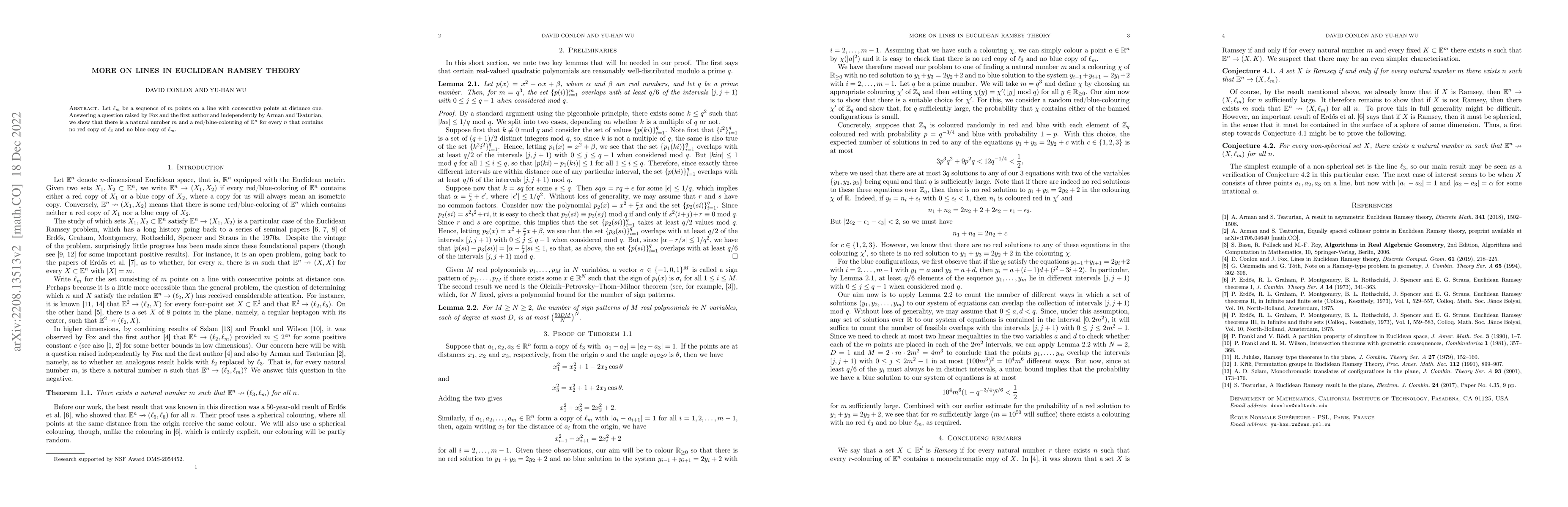 Thumbnail for More on lines in Euclidean Ramsey theory