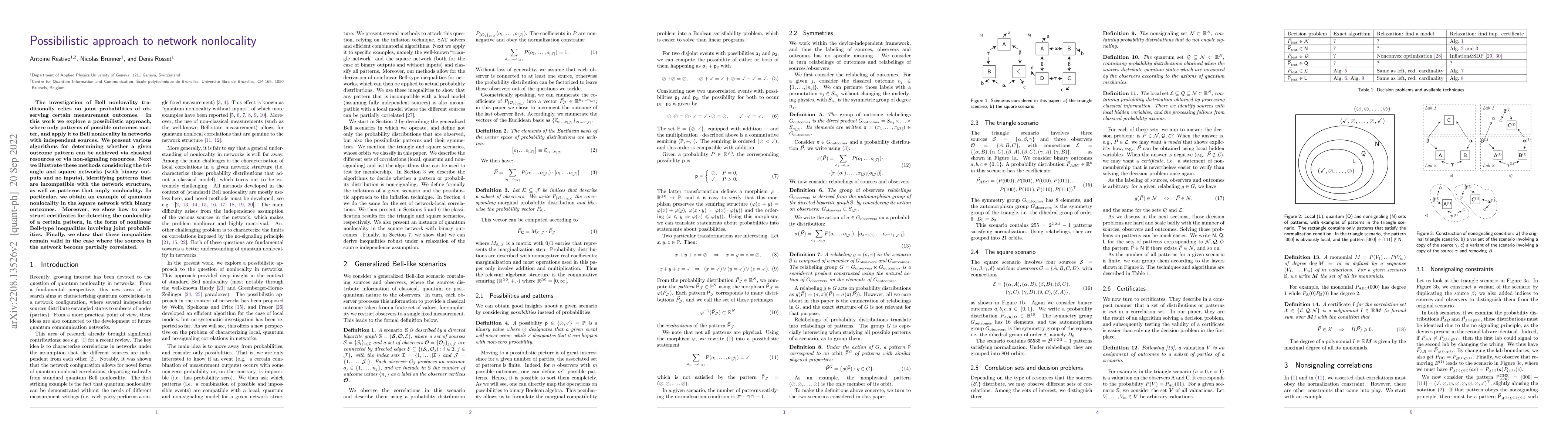 Thumbnail for Possibilistic approach to network nonlocality
