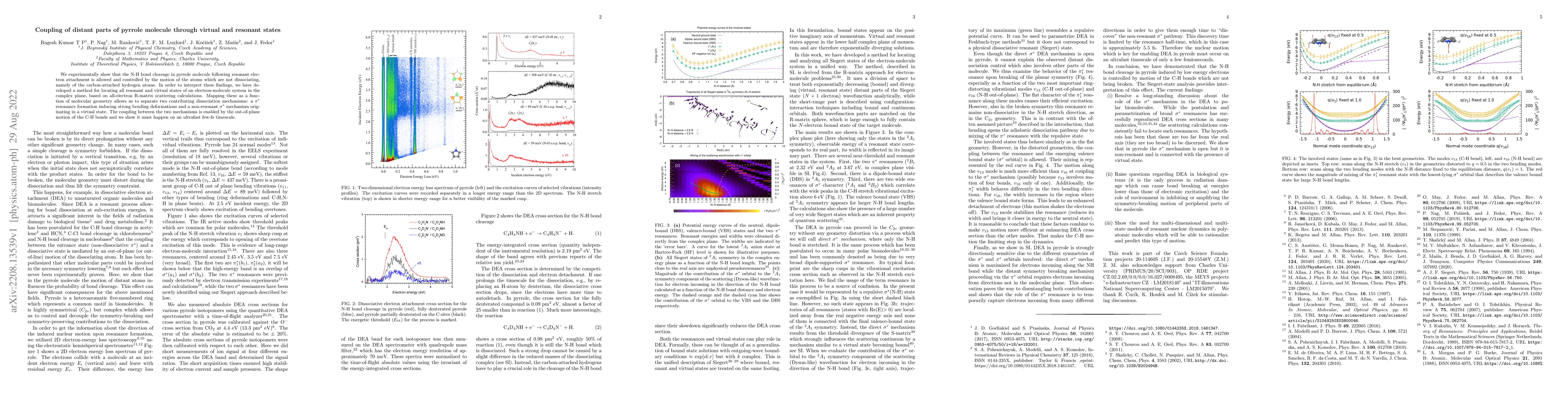 Thumbnail for Coupling of distant parts of pyrrole molecule through virtual and
  resonant states