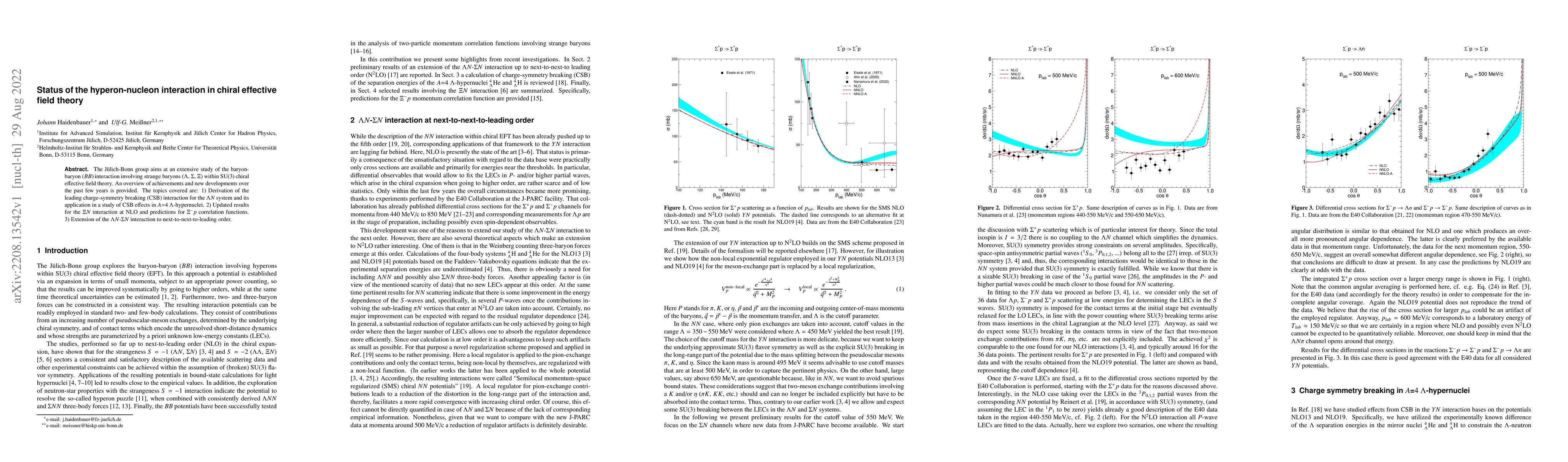 Thumbnail for Status of the hyperon-nucleon interaction in chiral effective field
  theory