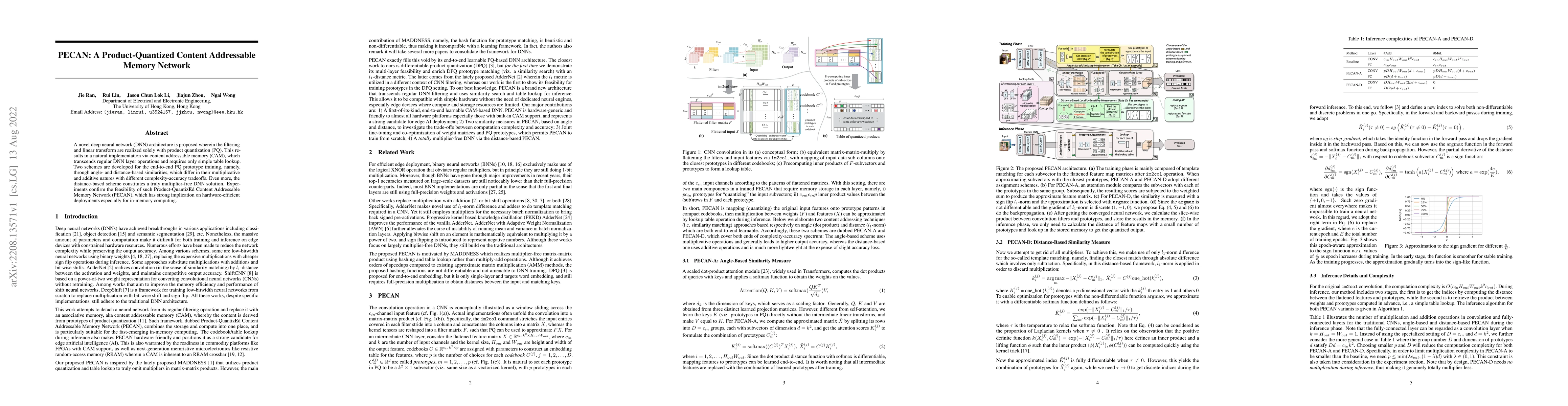Thumbnail for PECAN: A Product-Quantized Content Addressable Memory Network