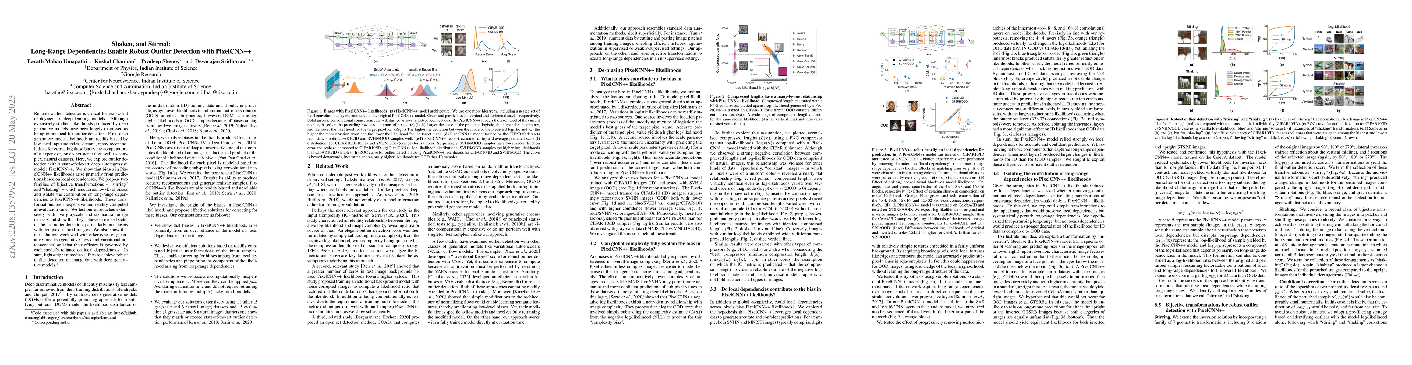 Thumbnail for Shaken, and Stirred: Long-Range Dependencies Enable Robust Outlier
  Detection with PixelCNN++