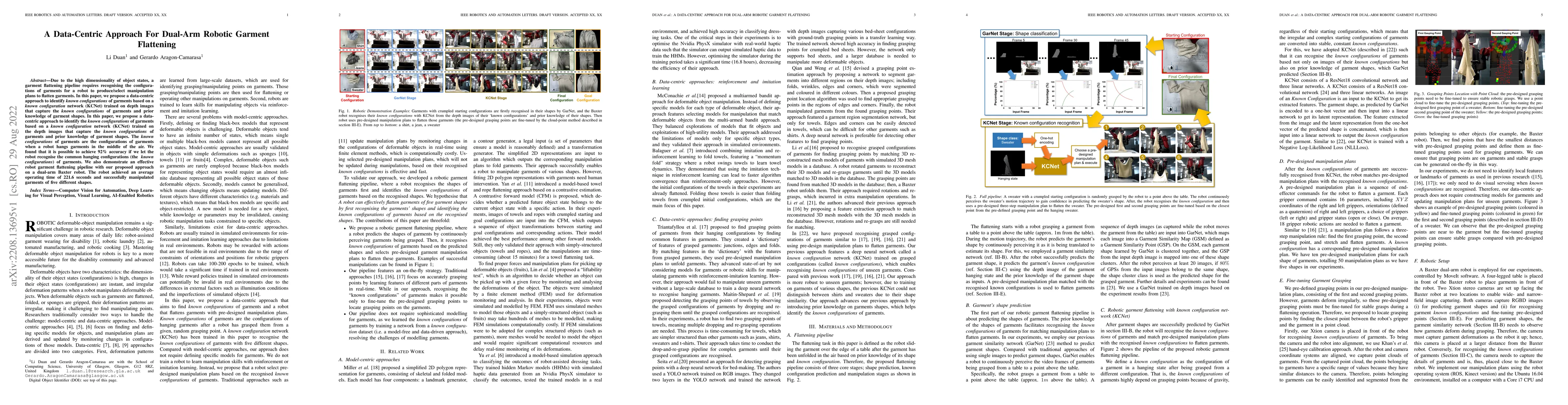 Thumbnail for A Data-Centric Approach For Dual-Arm Robotic Garment Flattening