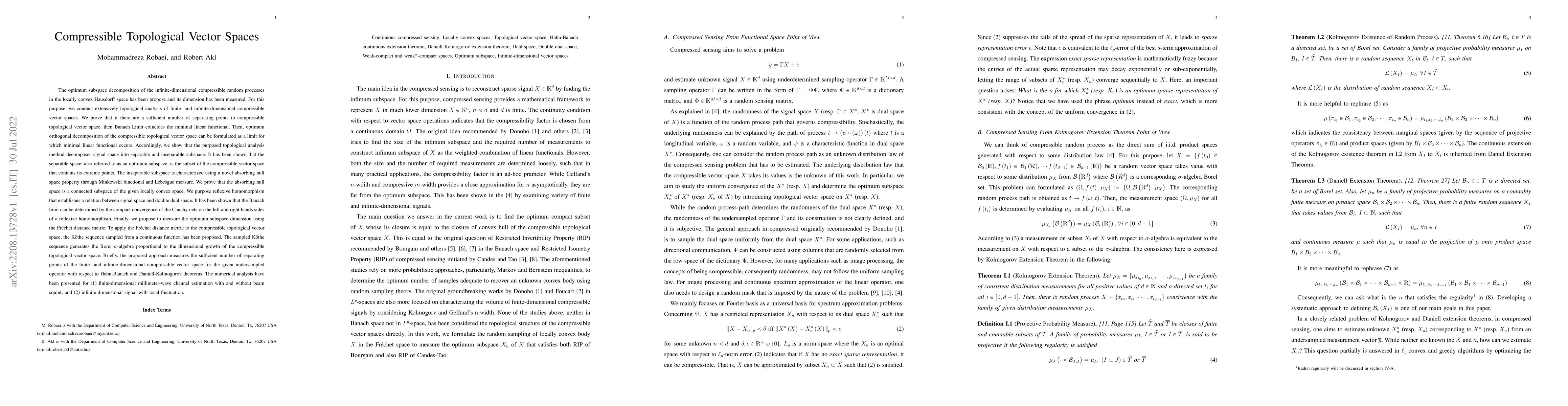 Thumbnail for Compressible Topological Vector Spaces