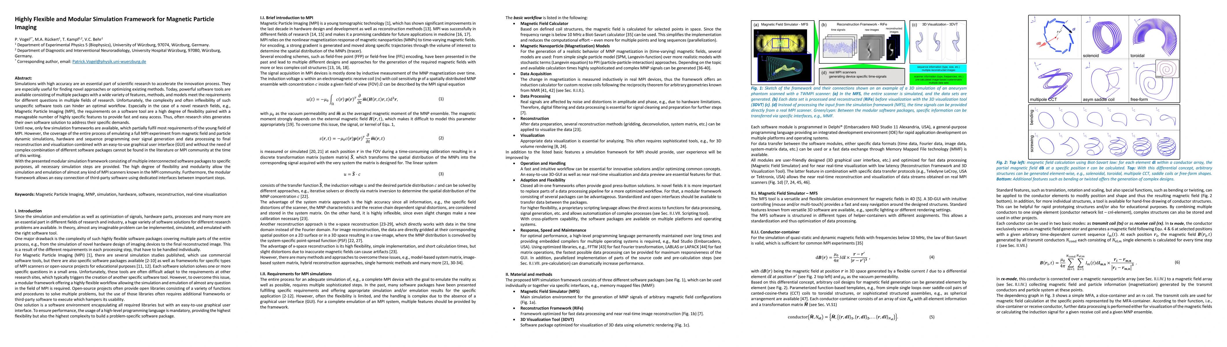 Thumbnail for Highly Flexible and Modular Simulation Framework for Magnetic Particle
  Imaging