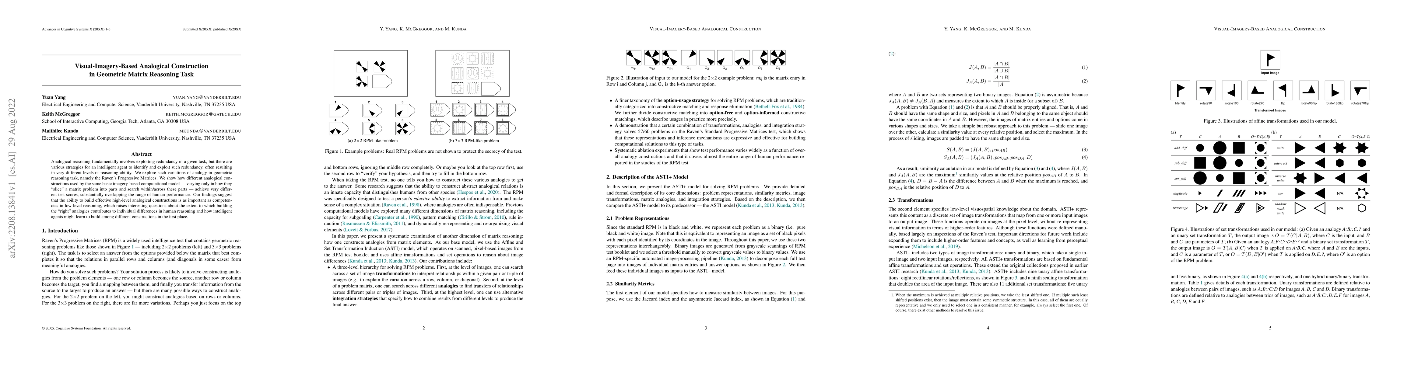 Thumbnail for Visual-Imagery-Based Analogical Construction in Geometric Matrix
  Reasoning Task