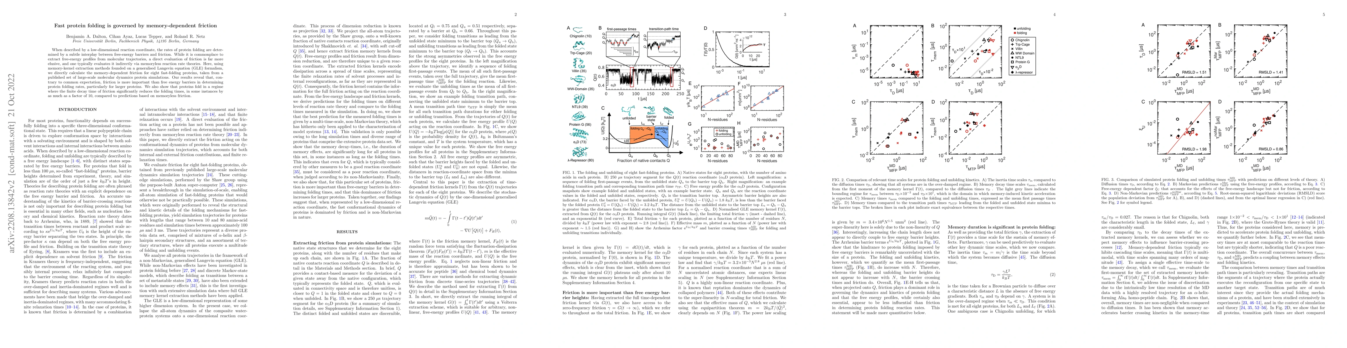 Thumbnail for Fast protein folding is governed by memory-dependent friction