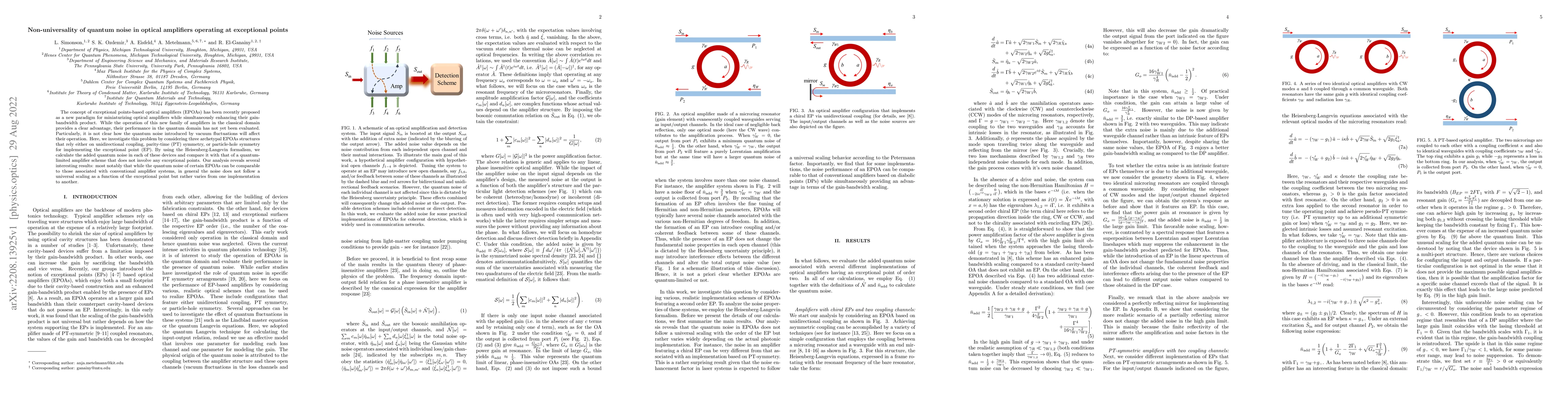 Thumbnail for Non-universality of quantum noise in optical amplifiers operating at
  exceptional points