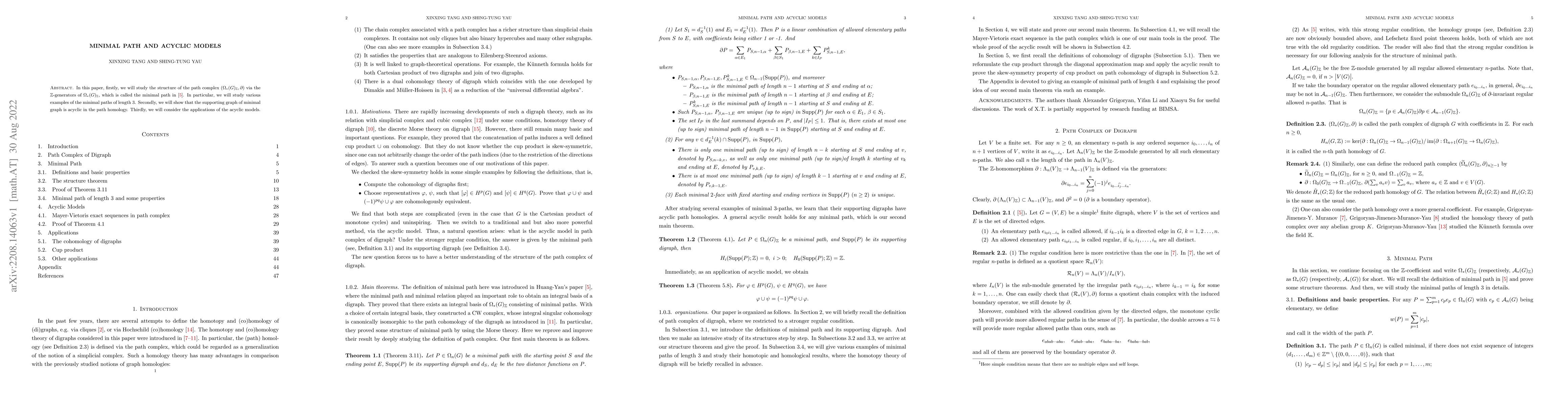 Thumbnail for Minimal Path and Acyclic Models