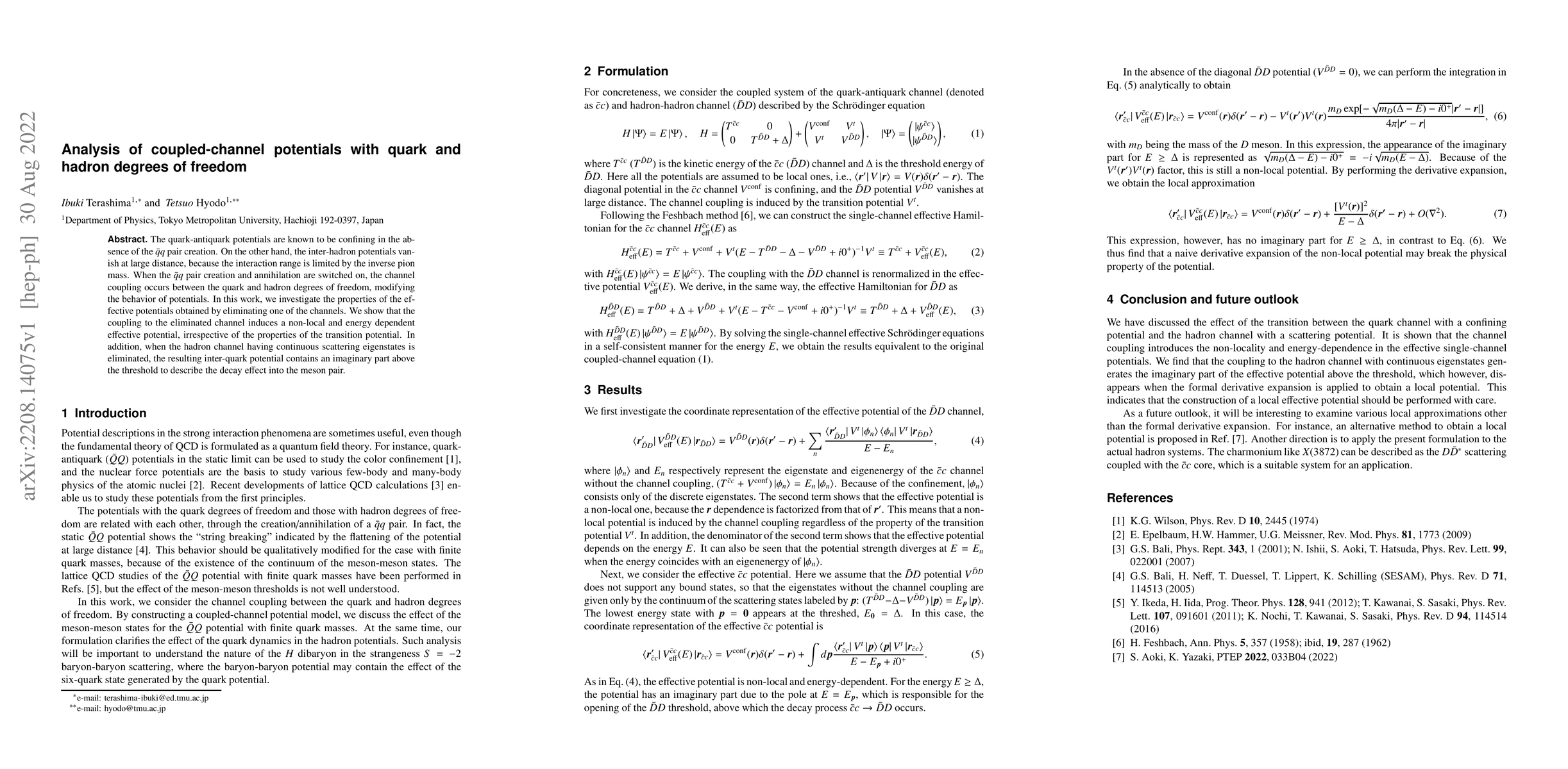 Thumbnail for Analysis of coupled-channel potentials with quark and hadron degrees of
  freedom