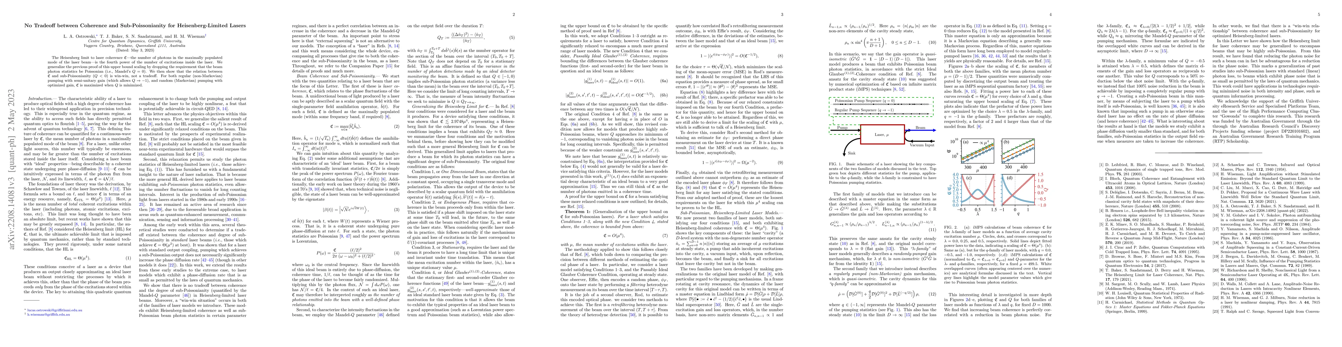 Thumbnail for No Tradeoff between Coherence and Sub-Poissonianity for
  Heisenberg-Limited Lasers