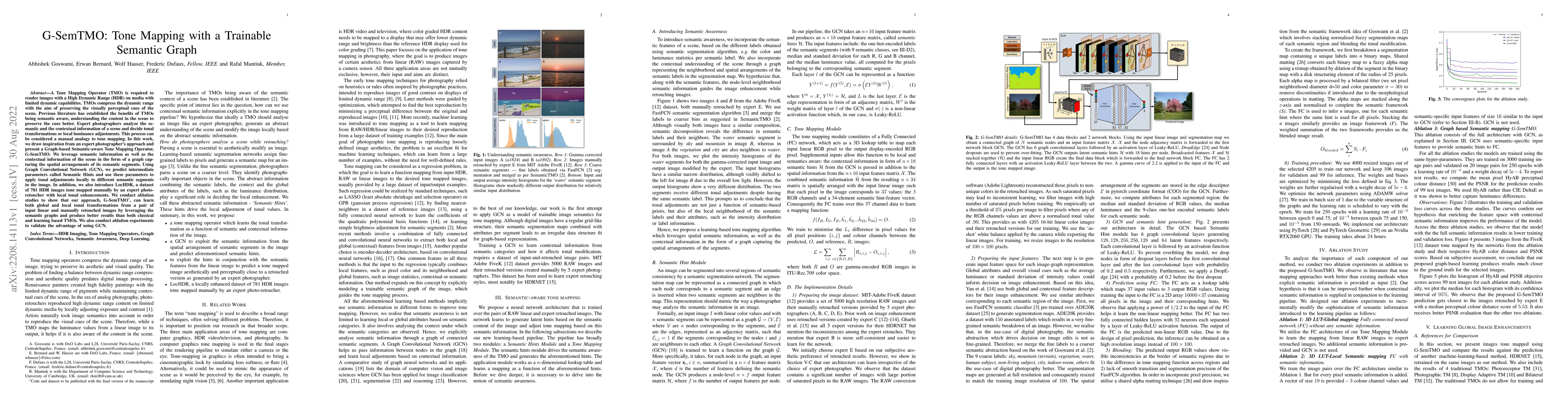 Thumbnail for G-SemTMO: Tone Mapping with a Trainable Semantic Graph