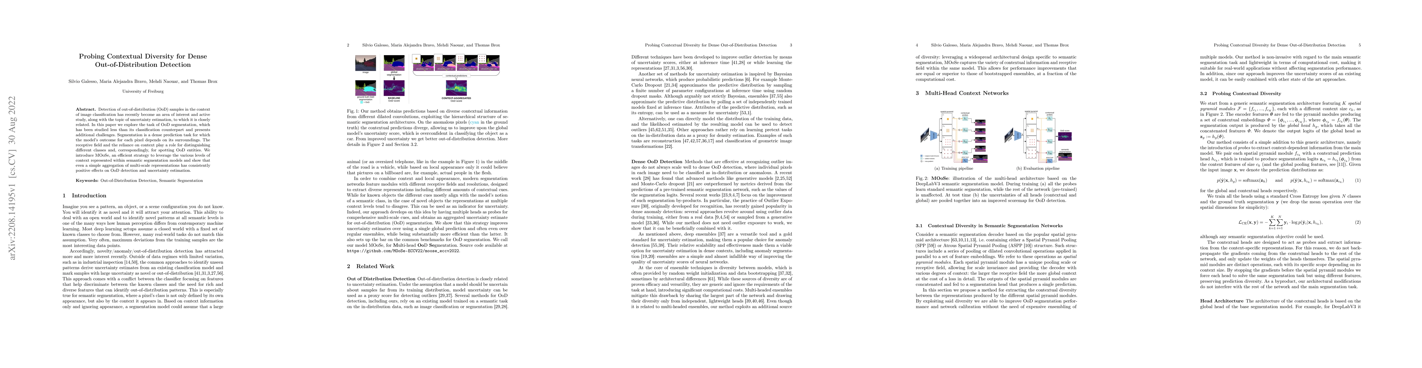 Thumbnail for Probing Contextual Diversity for Dense Out-of-Distribution Detection