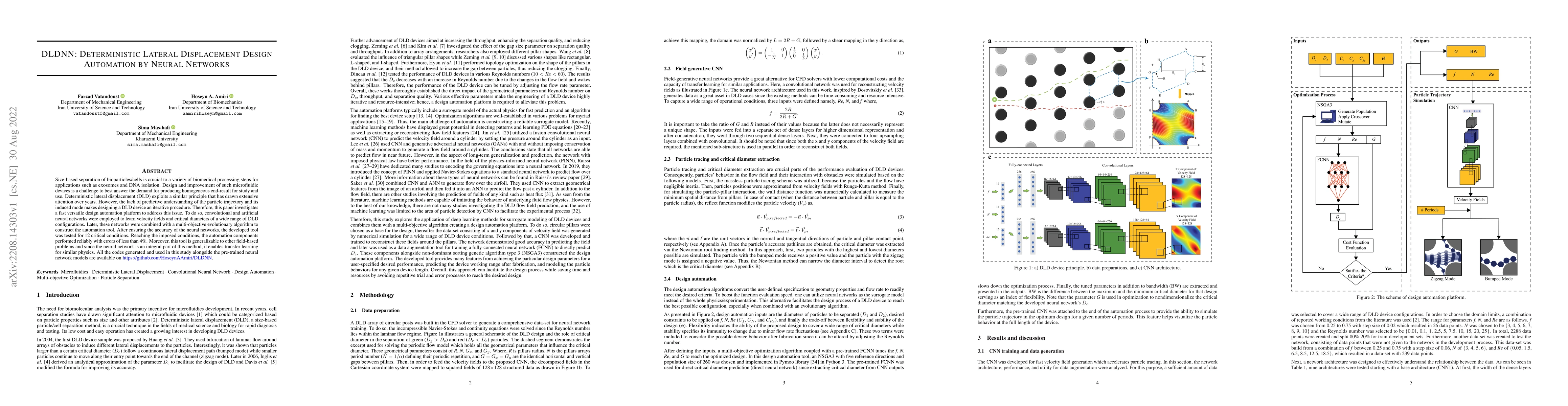 Thumbnail for DLDNN: Deterministic Lateral Displacement Design Automation by Neural
  Networks