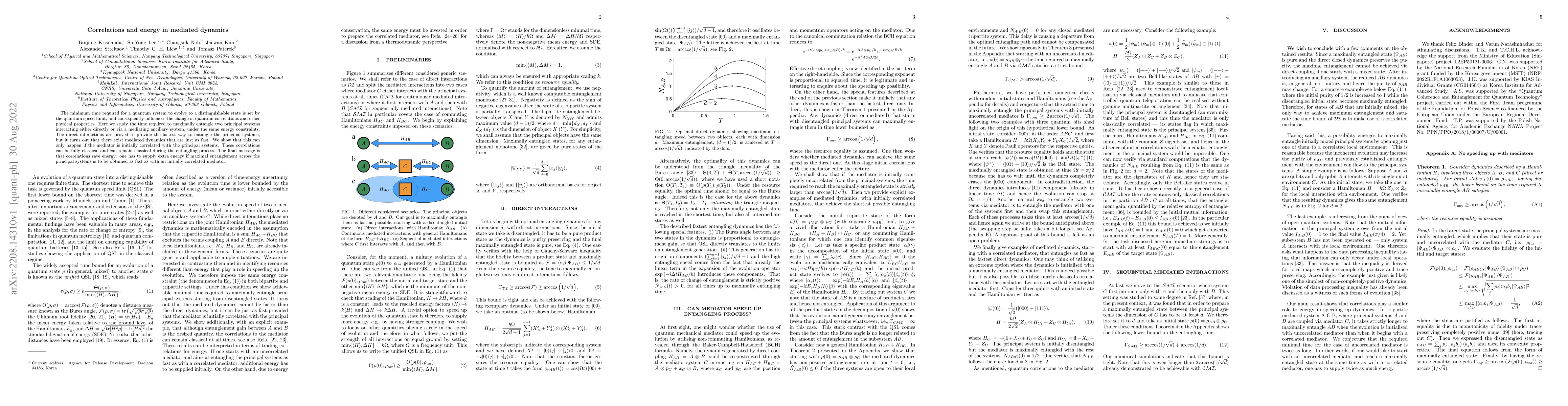 Thumbnail for Correlations and energy in mediated dynamics