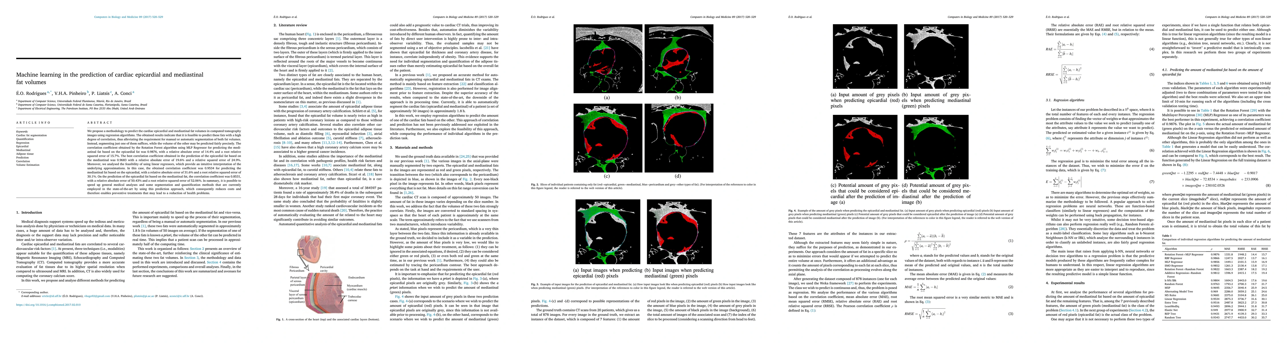 Thumbnail for Machine learning in the prediction of cardiac epicardial and mediastinal
  fat volumes