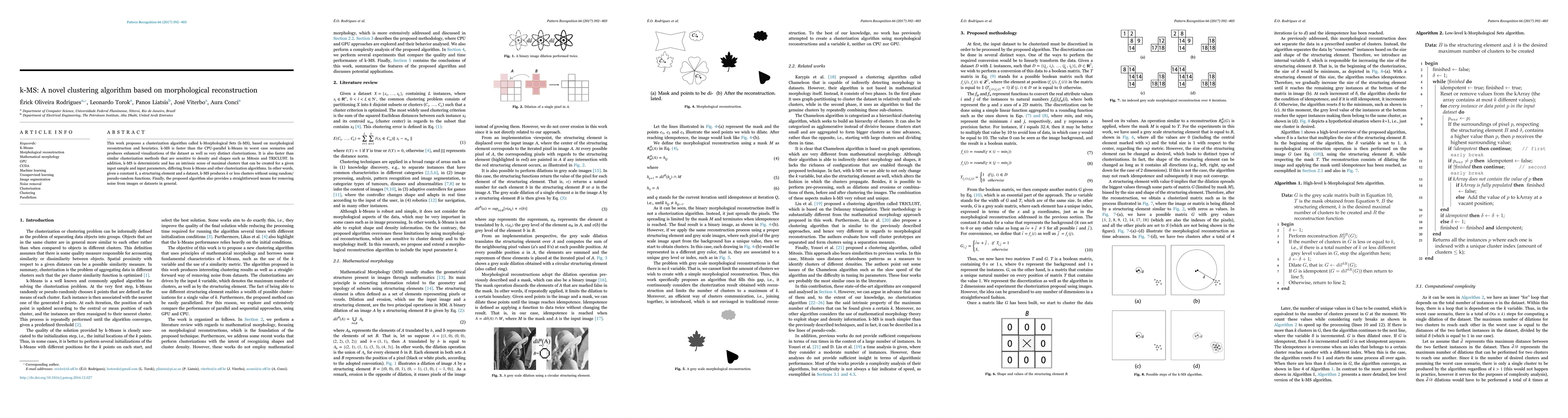 Thumbnail for k-MS: A novel clustering algorithm based on morphological reconstruction