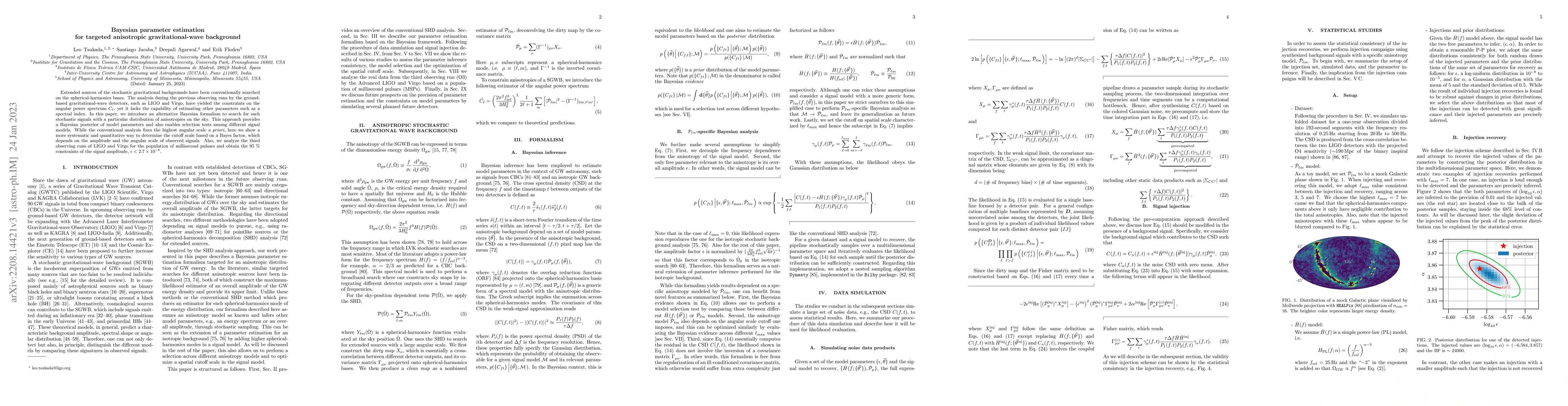 Thumbnail for Bayesian parameter estimation for targeted anisotropic
  gravitational-wave background