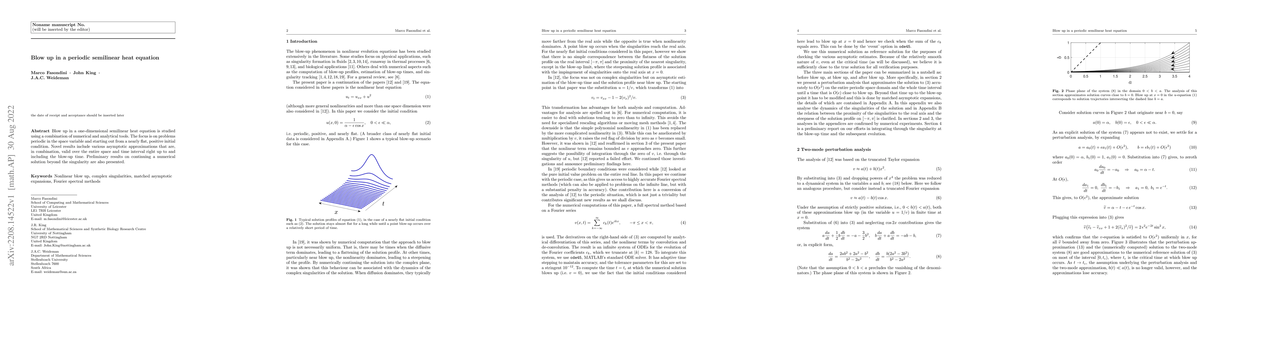 Thumbnail for Blow up in a periodic semilinear heat equation