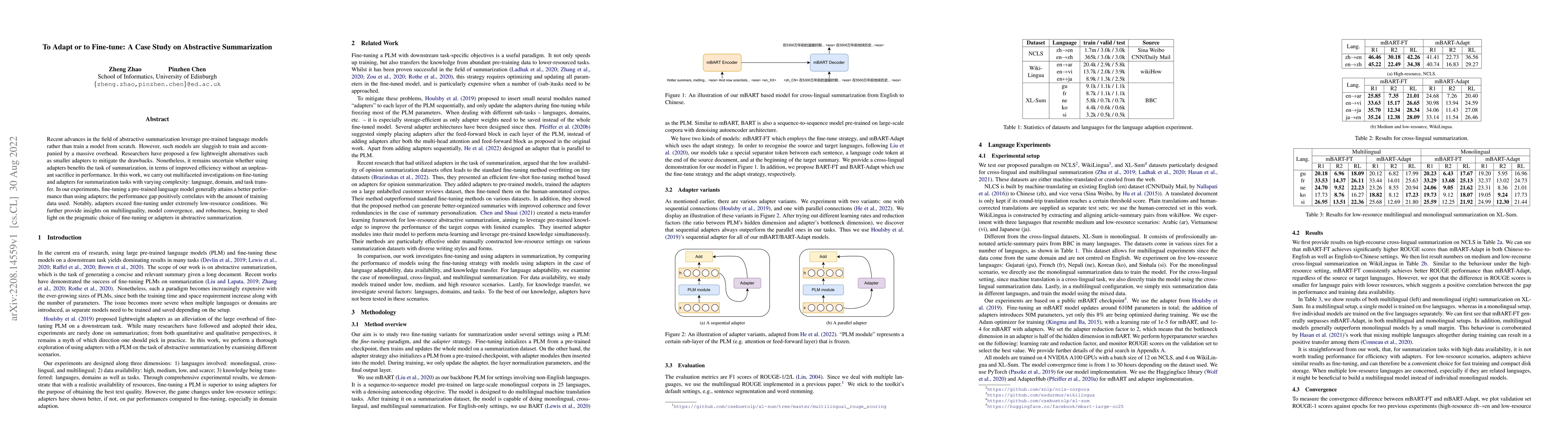 Thumbnail for To Adapt or to Fine-tune: A Case Study on Abstractive Summarization