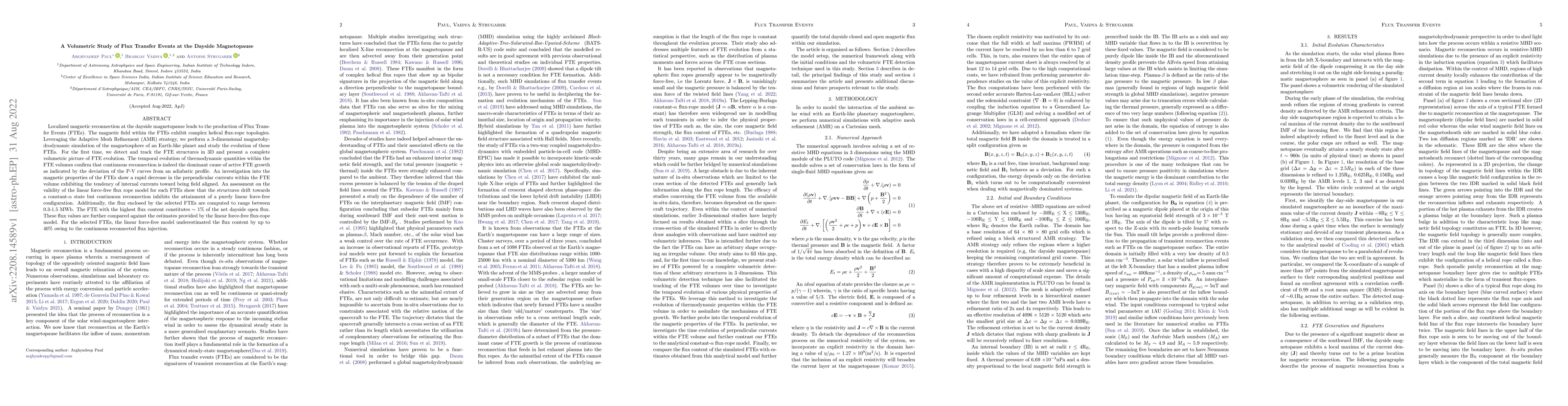 Thumbnail for A Volumetric Study of Flux Transfer Events at the Dayside Magnetopause