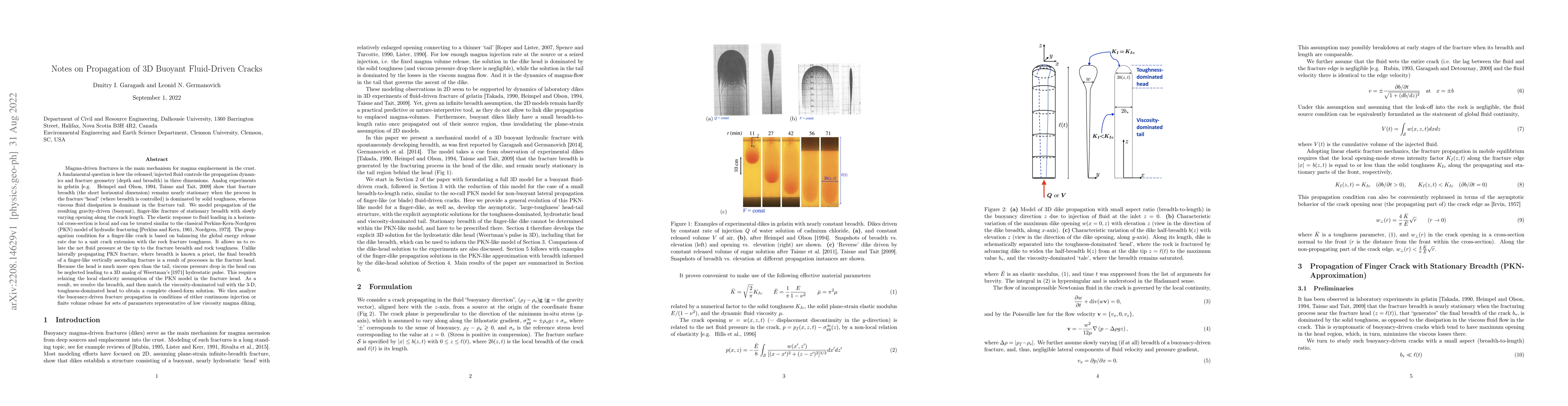Thumbnail for Notes on Propagation of 3D Buoyant Fluid-Driven Cracks