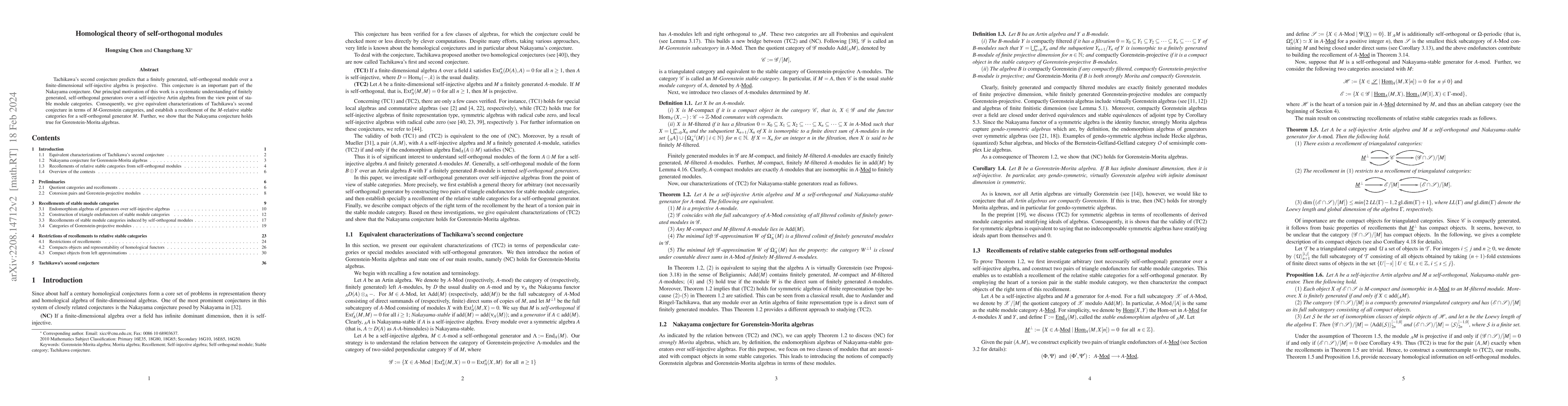 Thumbnail for Homological theory of orthogonal modules